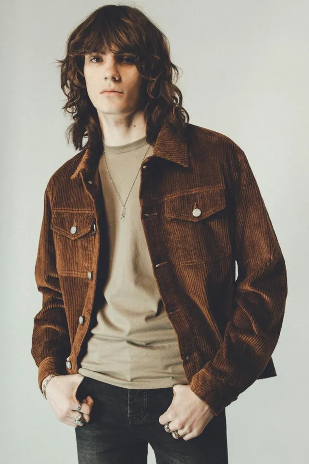 Men Vedder Cord Jacket Tan OTHER JACKETS and COATS
