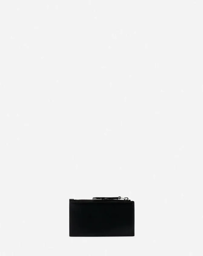 Men Wallets and Small Leather Goods Lanvin Signature Leather Cardholder Black Men Wallets and Small Leather Goods Lanvin Signature Leather Cardholder Black
