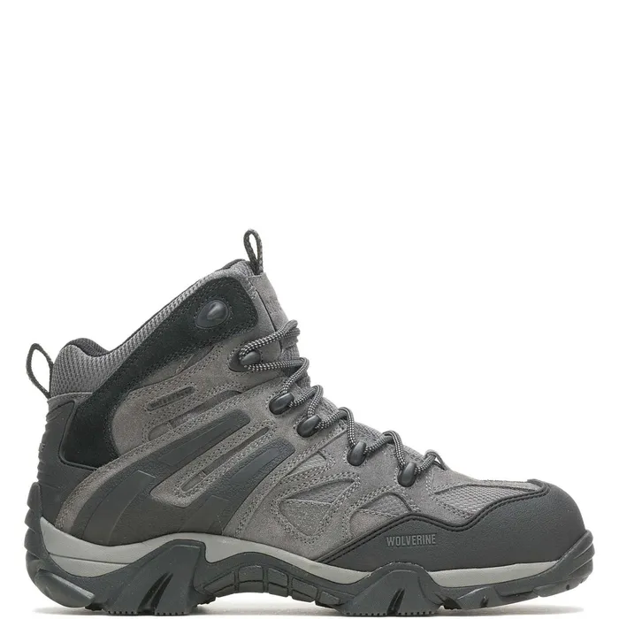 Men Wilderness Composite Toe Boot Charcoal Grey Wolverine Boots