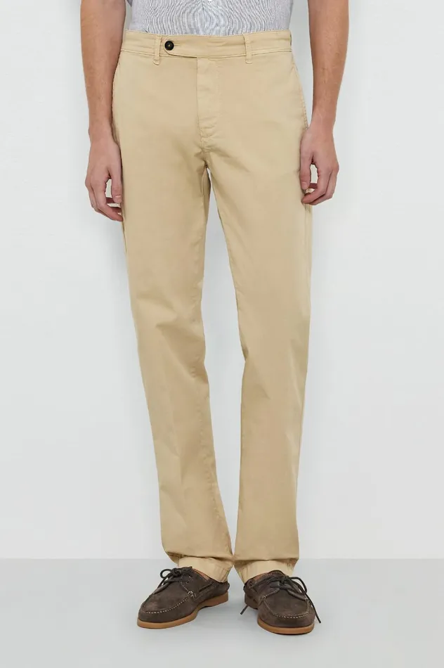 Men WINCH2 8211 Stone Washed Cotton Gabardine Trousers 8211 Sabbia Massimo Alba Trousers and Shorts Men WINCH2 8211 Stone Washed Cotton Gabardine Trousers 8211 Sabbia Massimo Alba Trousers and Shorts
