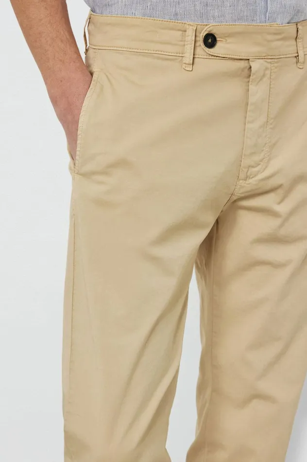 Men WINCH2 8211 Stone Washed Cotton Gabardine Trousers 8211 Sabbia Massimo Alba Trousers and Shorts Men WINCH2 8211 Stone Washed Cotton Gabardine Trousers 8211 Sabbia Massimo Alba Trousers and Shorts