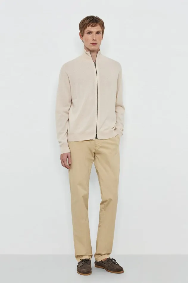 Men WINCH2 8211 Stone Washed Cotton Gabardine Trousers 8211 Sabbia Massimo Alba Trousers and Shorts Men WINCH2 8211 Stone Washed Cotton Gabardine Trousers 8211 Sabbia Massimo Alba Trousers and Shorts