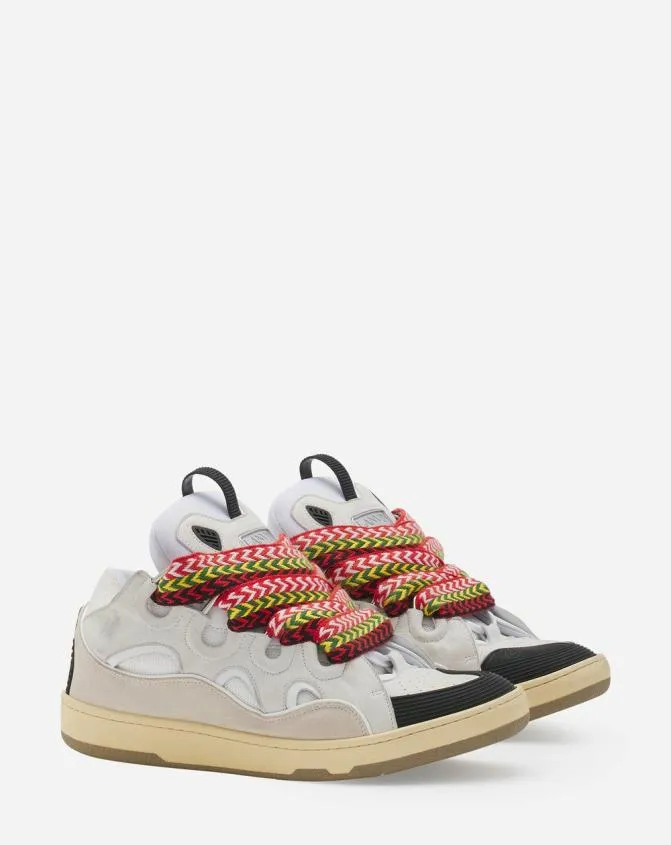 MenWomen Curb Lanvin Leather Curb Sneakers White MenWomen Curb Lanvin Leather Curb Sneakers White