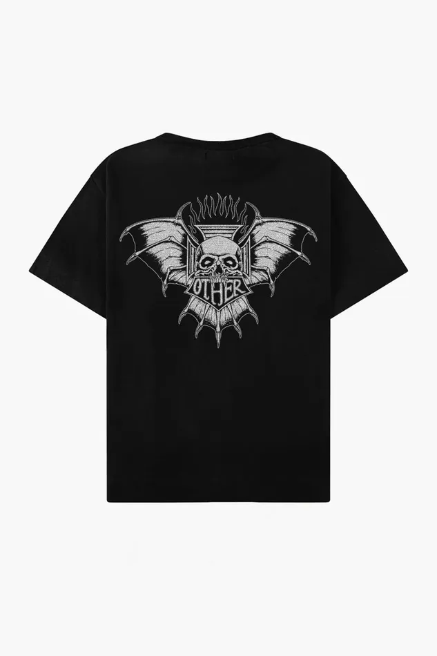 MenWomen Death Skull Mono Vintage Tee OTHER TEES