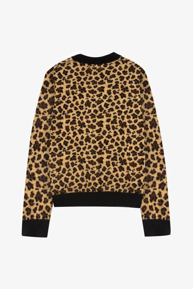 MenWomen Leopard Cardigan Blonde OTHER KNITWEAR MenWomen Leopard Cardigan Blonde OTHER KNITWEAR
