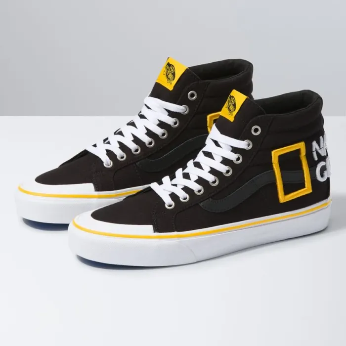 MenWomen National Geographic Sk8Hi Reissue 138 Logo Classics Shoes Vans