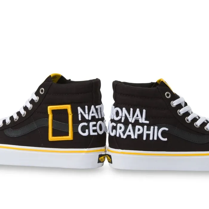 MenWomen National Geographic Sk8Hi Reissue 138 Logo Classics Shoes Vans