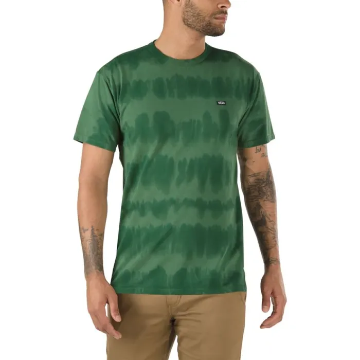 MenWomen Off The Wall Classic Striped Tie Dye Tee Pine Needle TShirts and Tanks Vans