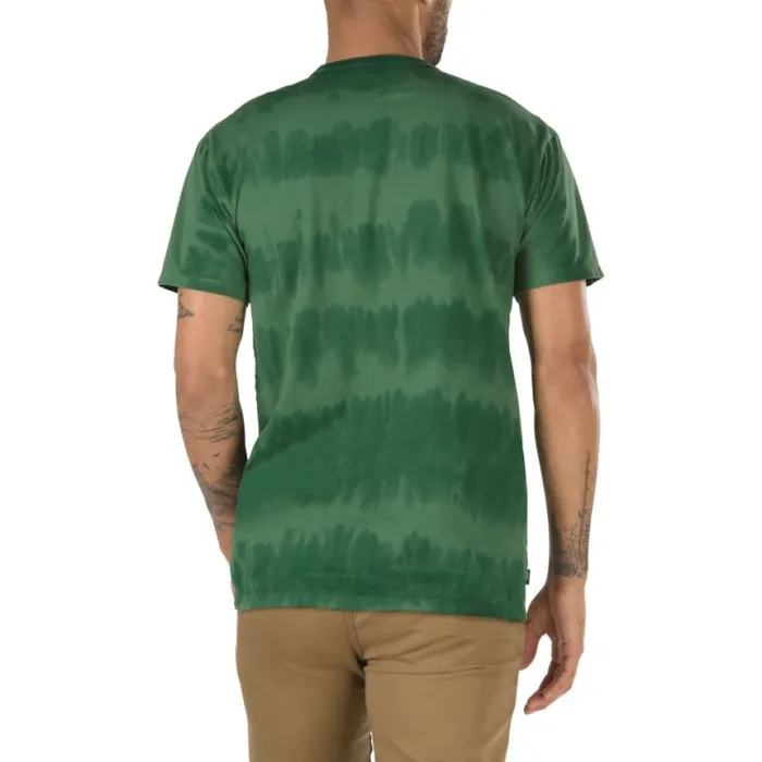 MenWomen Off The Wall Classic Striped Tie Dye Tee Pine Needle TShirts and Tanks Vans