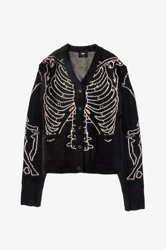 MenWomen Reverse Skeleton Cardigan OTHER KNITWEAR