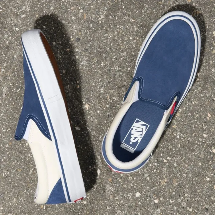 MenWomen Vans SlipOn Pro Sty NavyClassic White Pro Skate MenWomen Vans SlipOn Pro Sty NavyClassic White Pro Skate