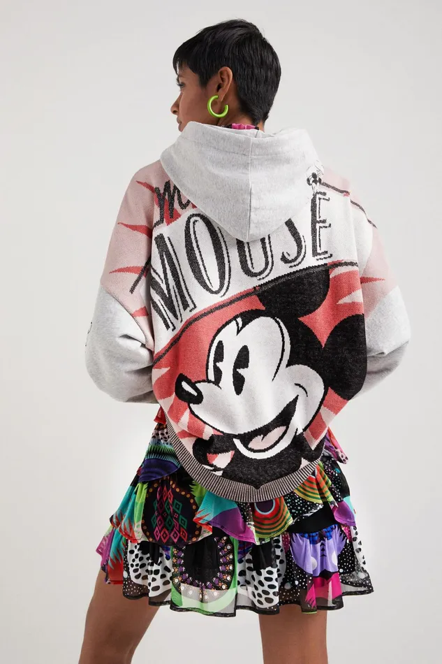 Mickey Mouse Oversized Sweatshirt Women Desigual Sweatshirts