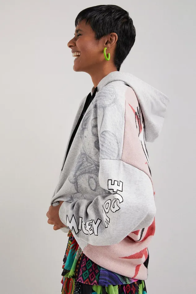 Mickey Mouse Oversized Sweatshirt Women Desigual Sweatshirts