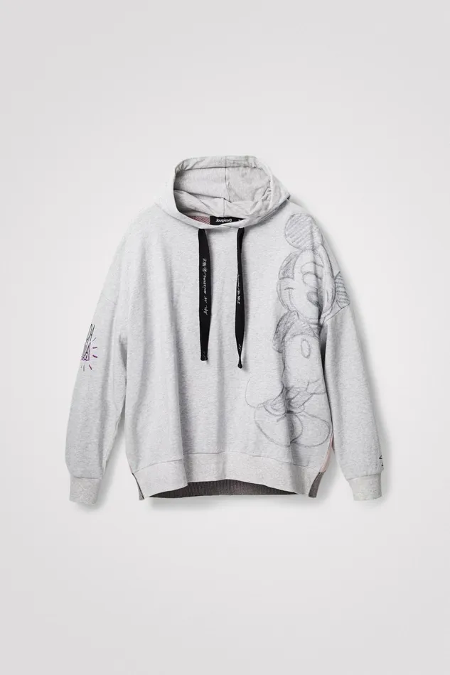 Mickey Mouse Oversized Sweatshirt Women Desigual Sweatshirts