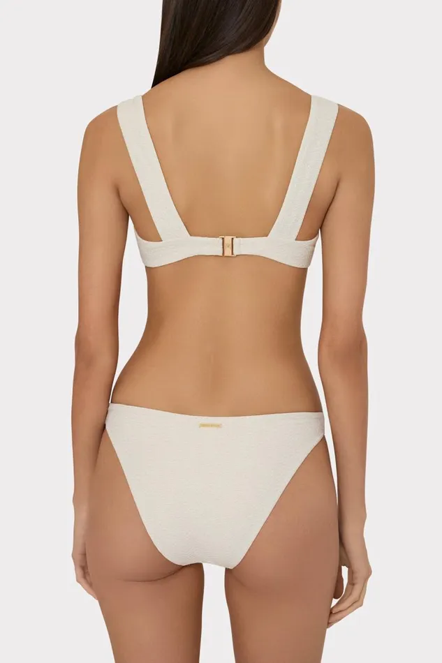 Milly Bikinis Women Chevron Underwire Bikini Top Beigegold Milly Bikinis Women Chevron Underwire Bikini Top Beigegold