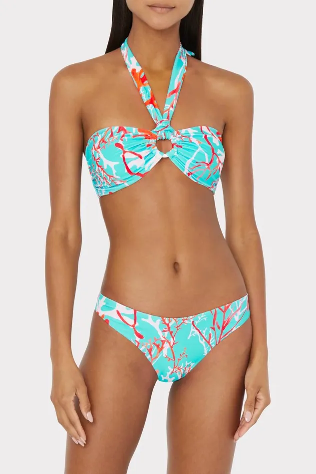 Milly Bikinis Women Margot Bikini Bottom Aqua Multi Milly Bikinis Women Margot Bikini Bottom Aqua Multi