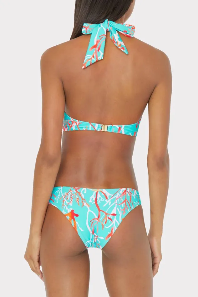 Milly Bikinis Women Margot Bikini Bottom Aqua Multi Milly Bikinis Women Margot Bikini Bottom Aqua Multi