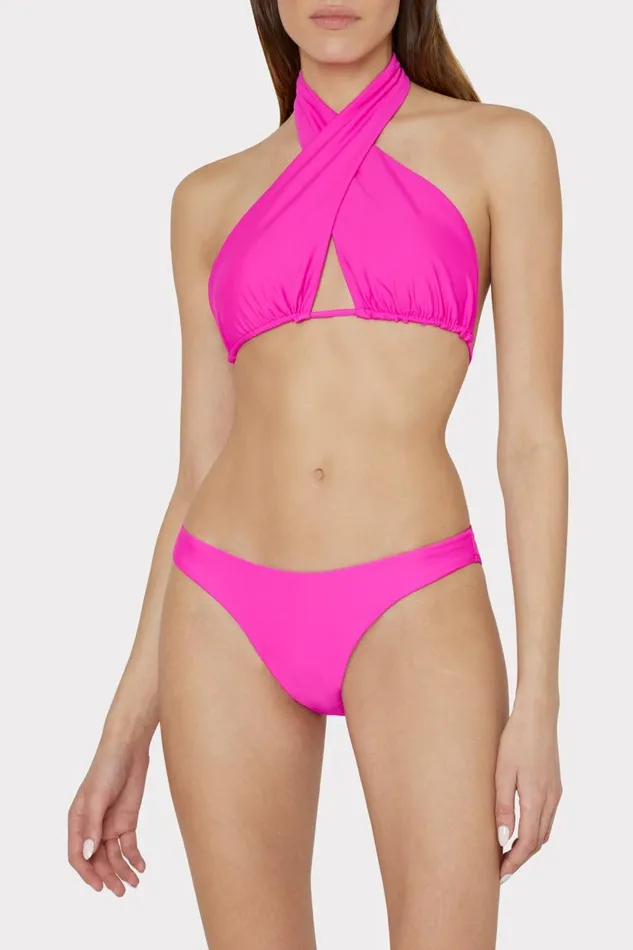Milly Bikinis Women Margot Bikini Bottom Milly Pink Milly Bikinis Women Margot Bikini Bottom Milly Pink