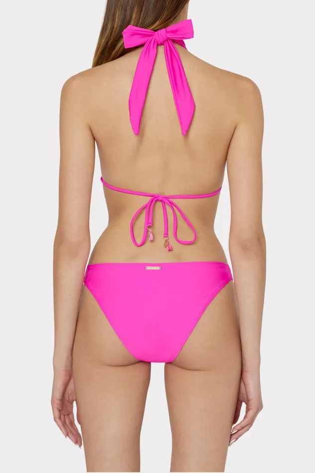 Milly Bikinis Women Margot Bikini Bottom Milly Pink Milly Bikinis Women Margot Bikini Bottom Milly Pink