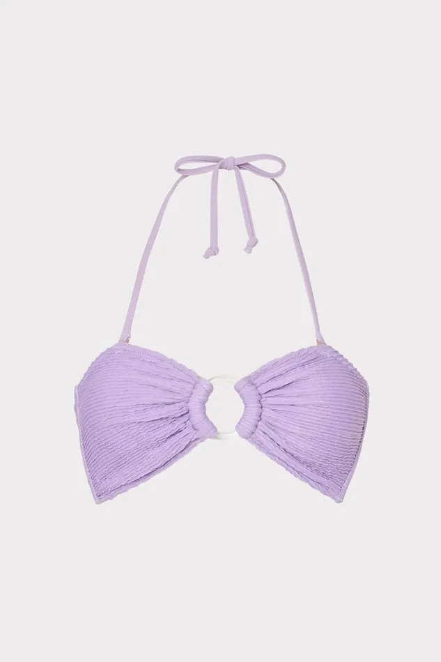 Milly Bikinis Women Venus Bandeau Top Orchid Milly Bikinis Women Venus Bandeau Top Orchid