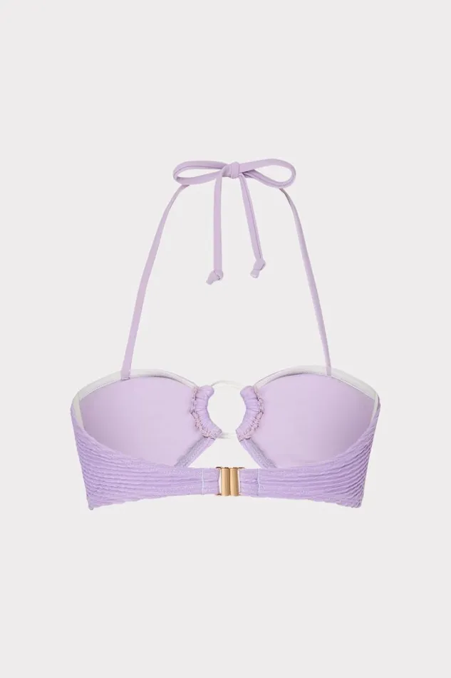 Milly Bikinis Women Venus Bandeau Top Orchid Milly Bikinis Women Venus Bandeau Top Orchid