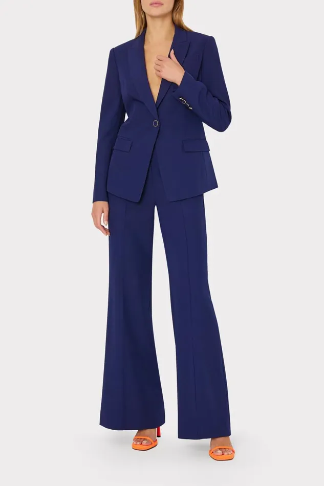 Milly Blazers Women Avery Cady Blazer Navy