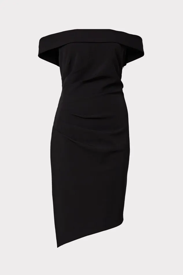 Milly Dresses Women Ally Cocktail Dress Black
