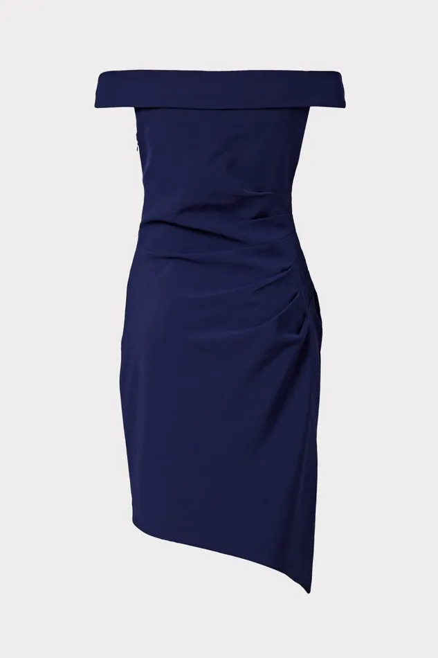 Milly Dresses Women Ally Cocktail Dress Navy