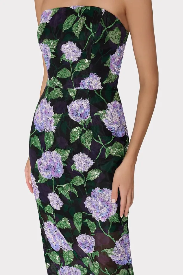 Milly Dresses Women Kait Printed Sequins Dress Lilac Multi Milly Dresses Women Kait Printed Sequins Dress Lilac Multi