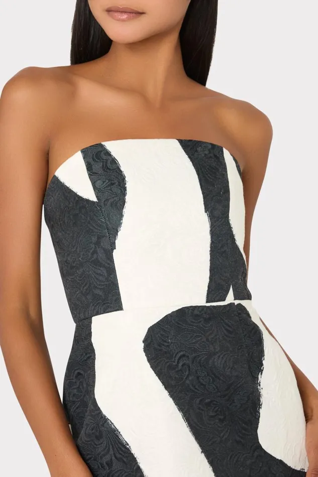 Milly Dresses Women Orion Ink Swirl Dress Blackwhite Milly Dresses Women Orion Ink Swirl Dress Blackwhite