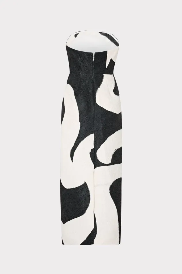 Milly Dresses Women Orion Ink Swirl Dress Blackwhite Milly Dresses Women Orion Ink Swirl Dress Blackwhite