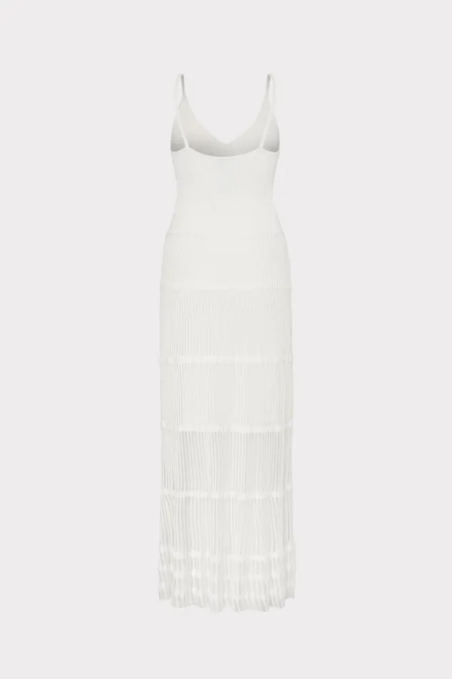 Milly Dresses Women Sheer Knit Cami Dress Ecru Milly Dresses Women Sheer Knit Cami Dress Ecru