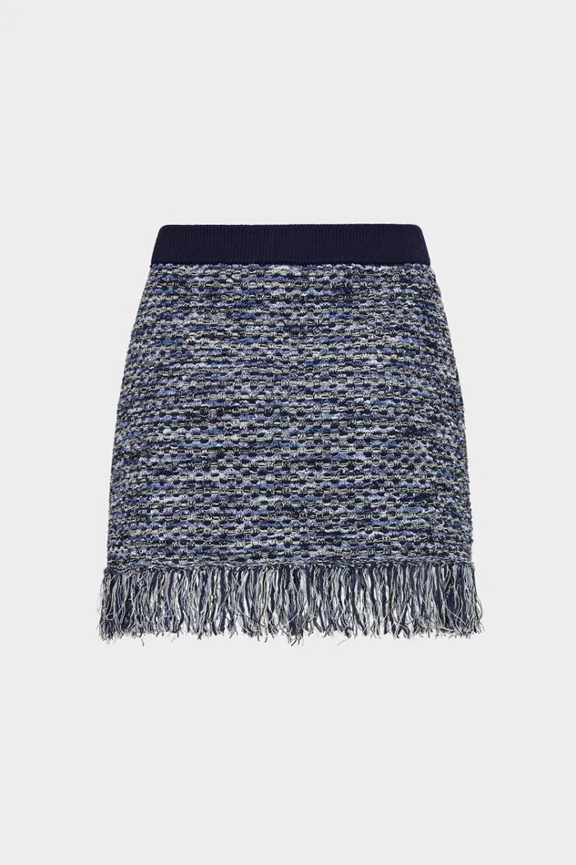 Milly Matching Sets Women Kali Textured Knit Mini Skirt Navy Multi Milly Matching Sets Women Kali Textured Knit Mini Skirt Navy Multi
