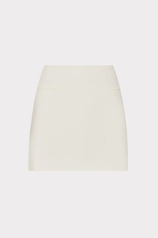 Milly Matching Sets Women Lizzy Cady Mini Skirt Ecru