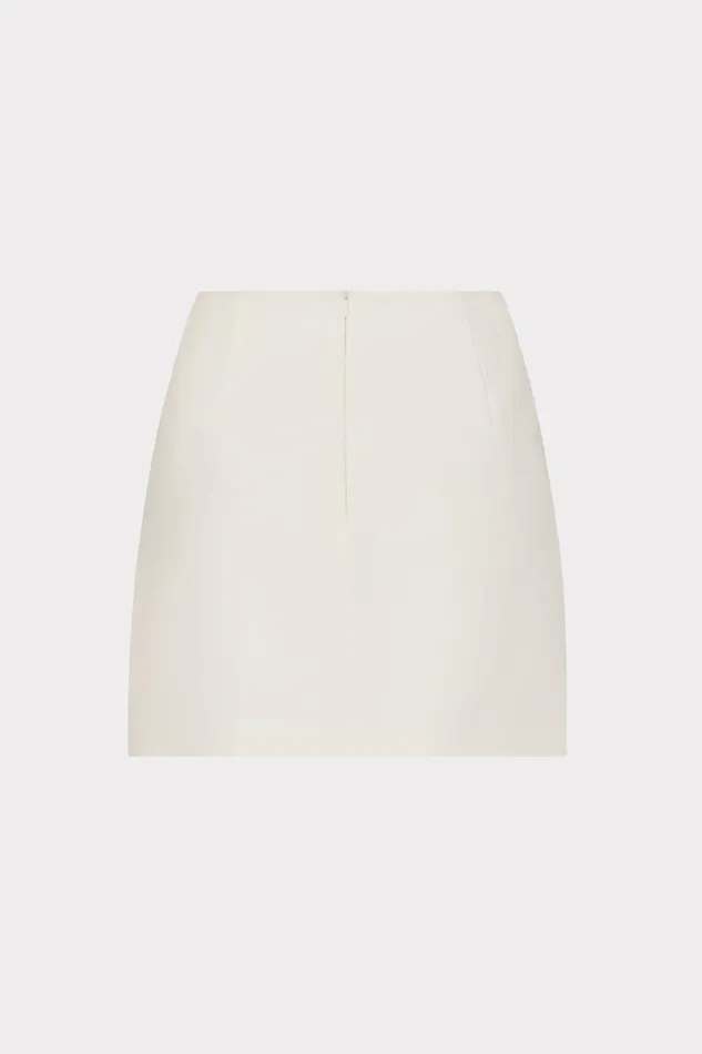 Milly Matching Sets Women Lizzy Cady Mini Skirt Ecru