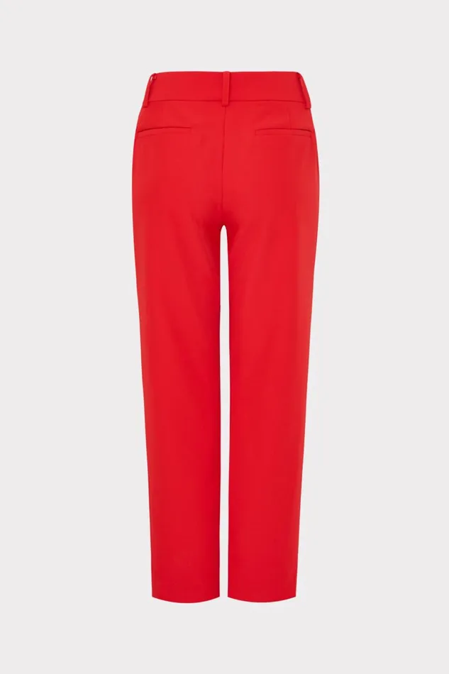 Milly Matching Sets Women Nicola Cady Pants Red