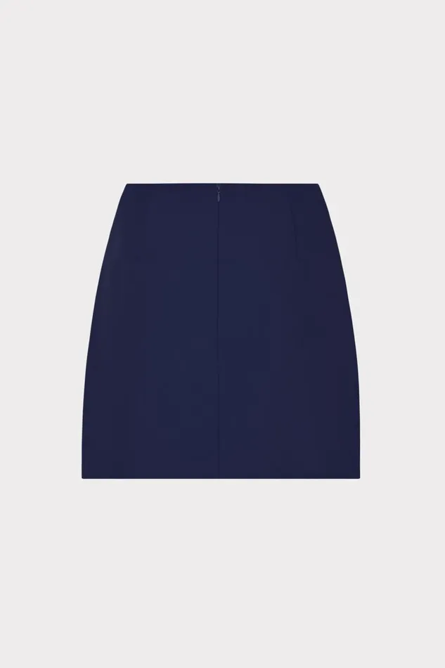 Milly Skirts Women Lizzy Cady Mini Skirt Navy