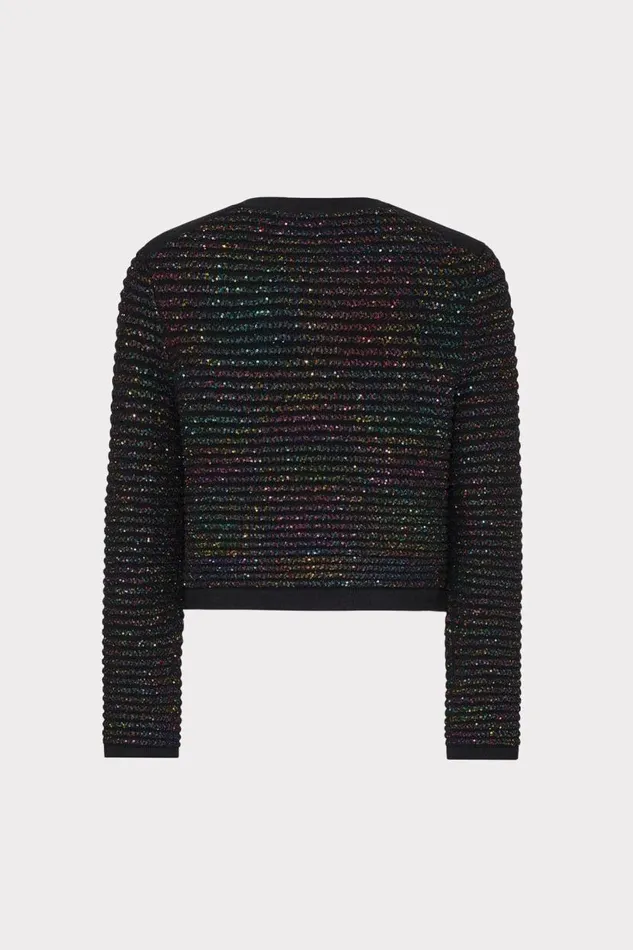 Milly Sweaters and Knits Women Sequin Textured Cardigan Multi Milly Sweaters and Knits Women Sequin Textured Cardigan Multi