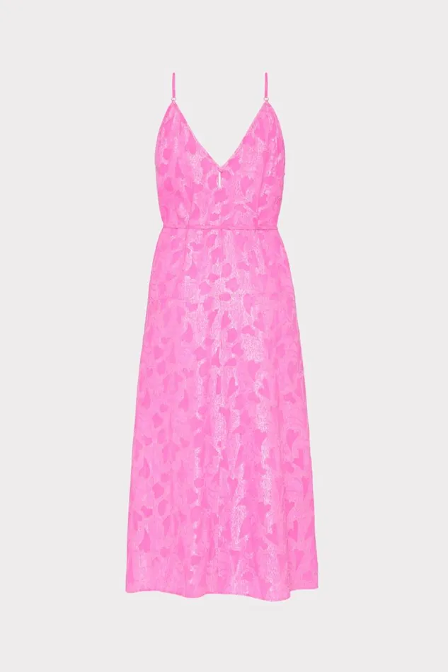 Milly Swim and Coverups Women Lurex Jacquard Spaghetti Strap CoverUp Pink Milly Swim and Coverups Women Lurex Jacquard Spaghetti Strap CoverUp Pink