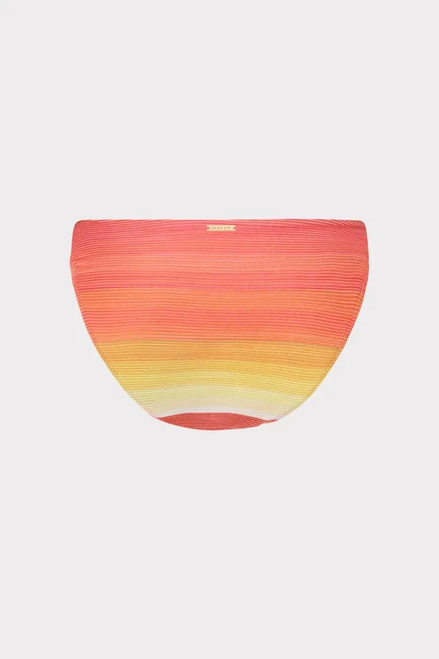 Milly Swim and Coverups Women Margot Sunset Stripe Bikini Bottom Multi Milly Swim and Coverups Women Margot Sunset Stripe Bikini Bottom Multi