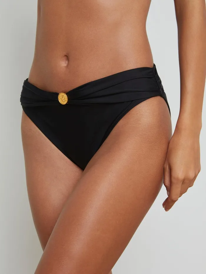 Miya Bikini Bottom Blackgold Coin Women L039Agence Swimwear