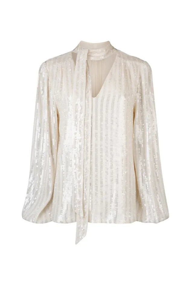 Moss Ivory Sequin Women RIXO Bridal Moss Ivory Sequin Women RIXO Bridal