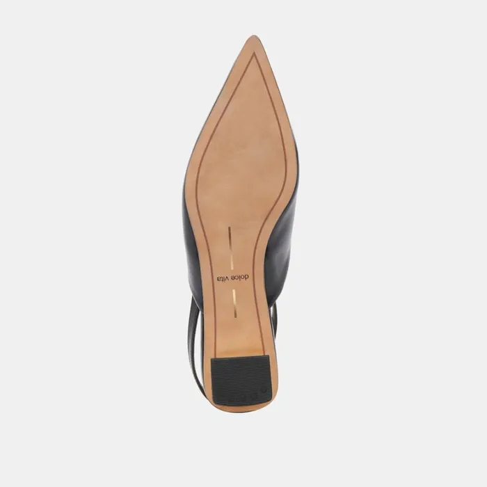 Mules and Clogs Women Dolce Vita Byanca Flats Black Leather