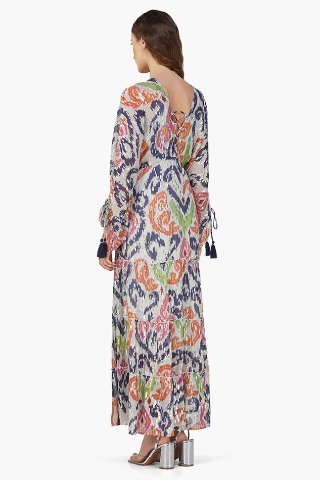 Multi Abstract Gloria Maxi Dress