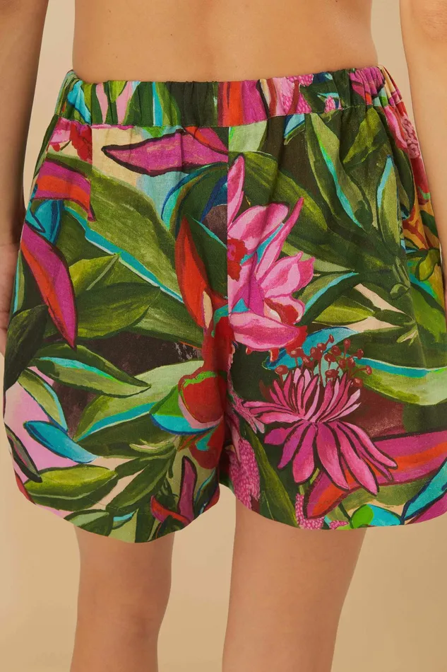 Multicolor Jardin De Reve Shorts Women FARM Rio Shorts Multicolor Jardin De Reve Shorts Women FARM Rio Shorts
