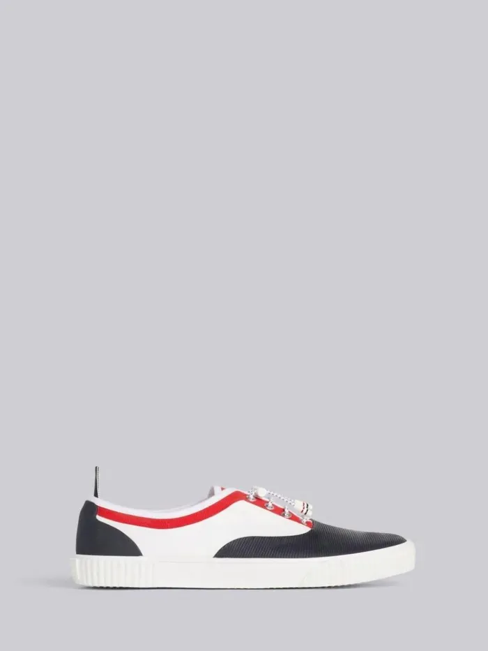 Multicolor Molded Rubber Heritage Sailing Trainer Rwbwht Men Thom Browne Sneakers Multicolor Molded Rubber Heritage Sailing Trainer Rwbwht Men Thom Browne Sneakers