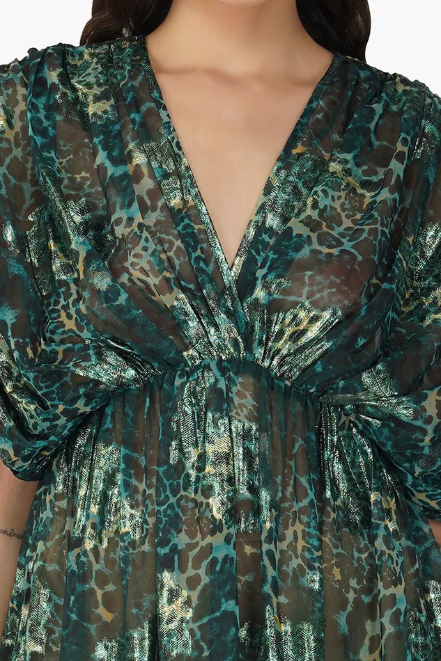 Nevada Tiger Lurex Beach Dress Nevada Tiger Lurex Beach Dress