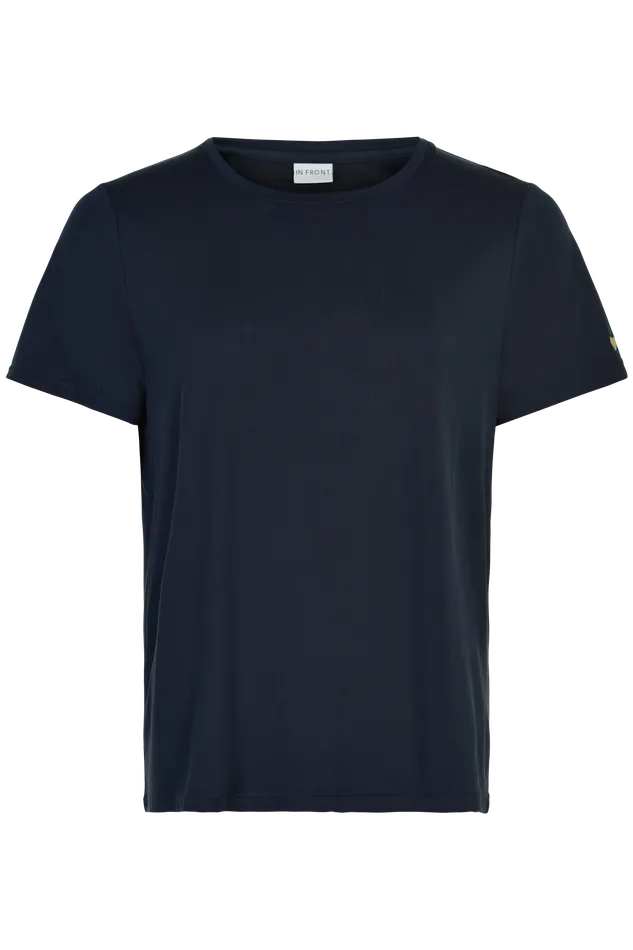 NINA TSHIRT 14312 591 Navy 591 Women IN FRONT TOPS TSHIRTS