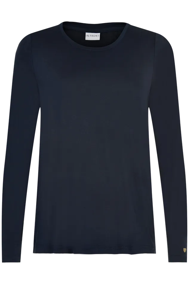 NINA TSHIRT 14556 591 Navy 591 Women IN FRONT TOPS TSHIRTS