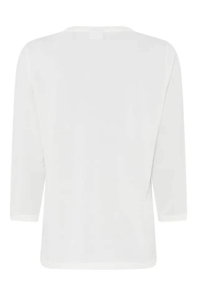 NINA TSHIRT 14920 010 White 010 Women IN FRONT TOPS TSHIRTS